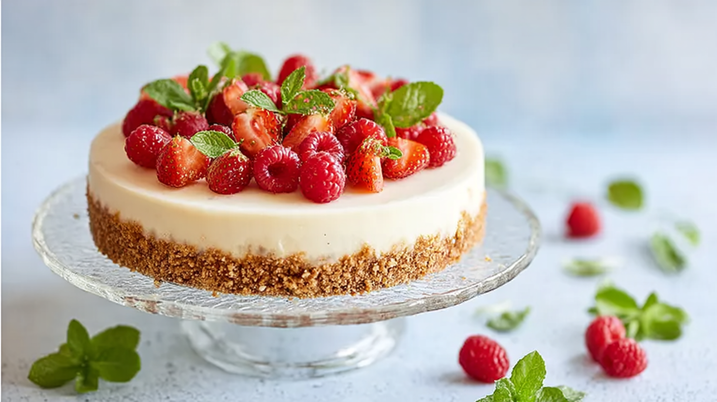 Dessert sans gluten sans cuisson : la recette fraîcheur facile à faire 7 dessert sans gluten sans cuisson servie avec coulis