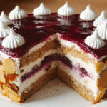 Gâteau anniversaire sans gluten sans lactose : savoureux, moelleux et festif 5 gâteau anniversaire sans gluten sans lactose avec coulis de fruits rouges