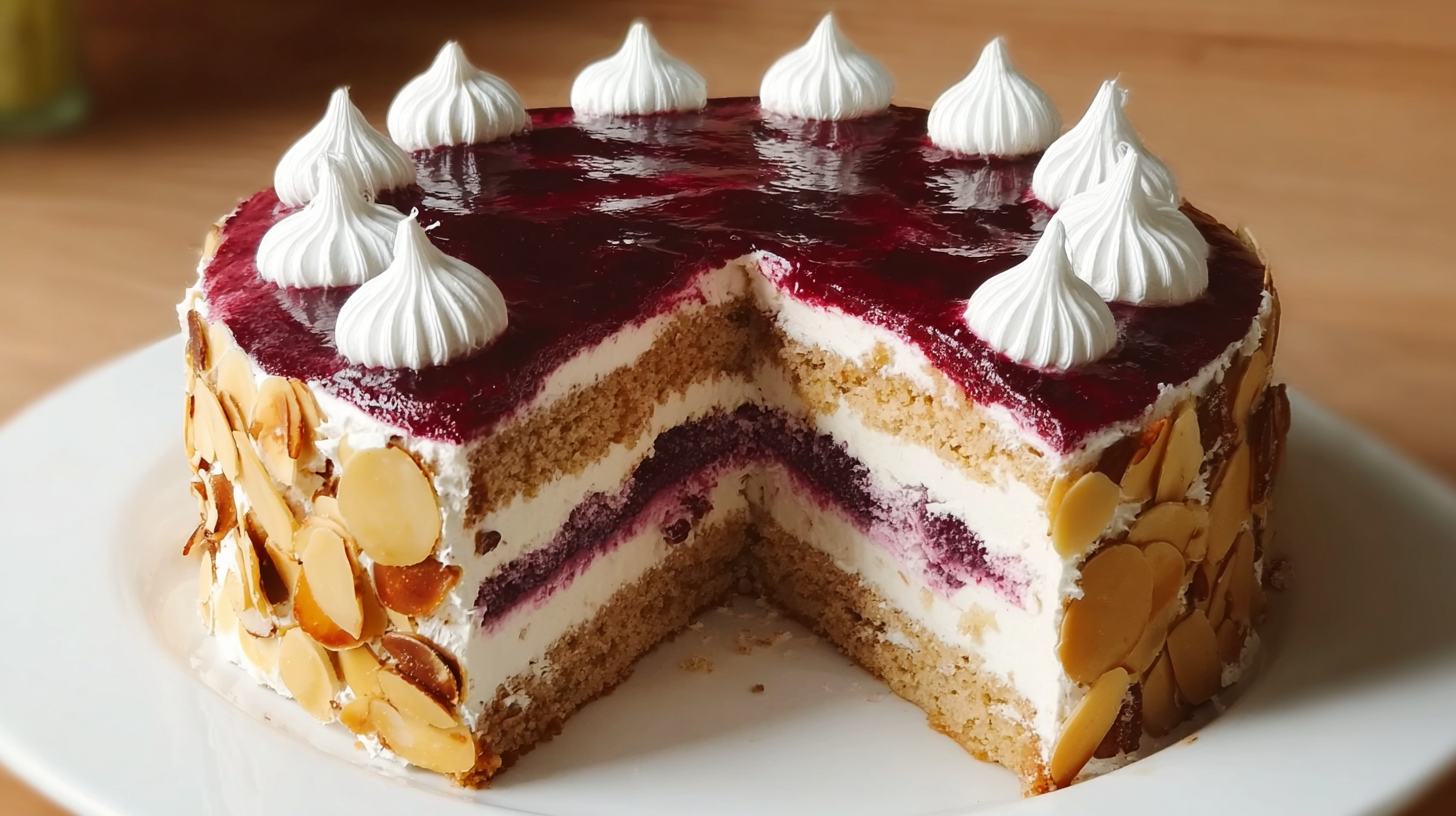 Gâteau anniversaire sans gluten sans lactose : savoureux, moelleux et festif 4 gâteau anniversaire sans gluten sans lactose avec coulis de fruits rouges