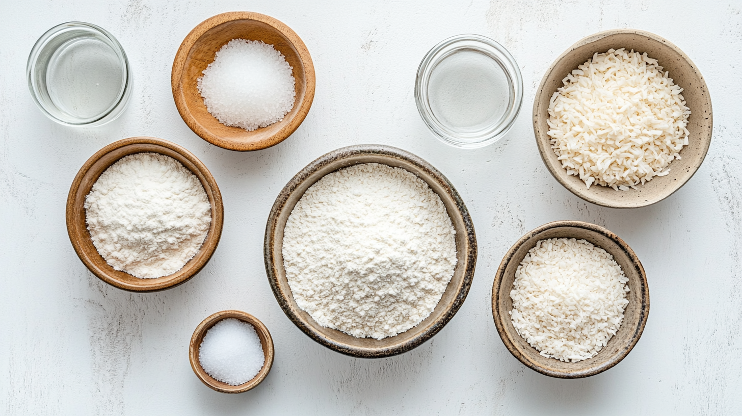 Biscuits noix de coco sans gluten : croustillants et faciles à faire 6 ingrédients pour biscuits noix de coco sans gluten