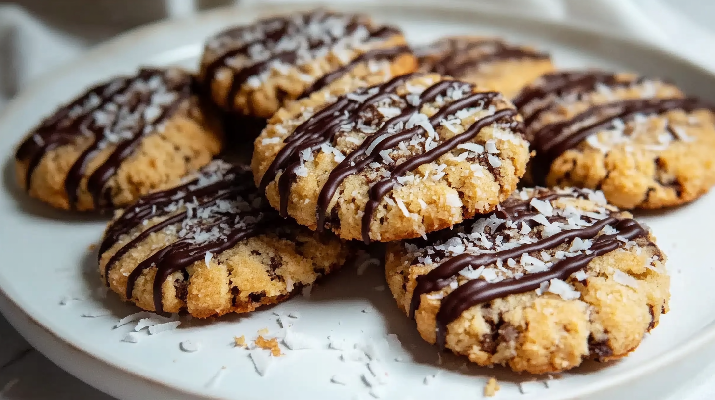 Biscuits noix de coco sans gluten : croustillants et faciles à faire 7 présentation biscuits noix de coco sans gluten avec thé