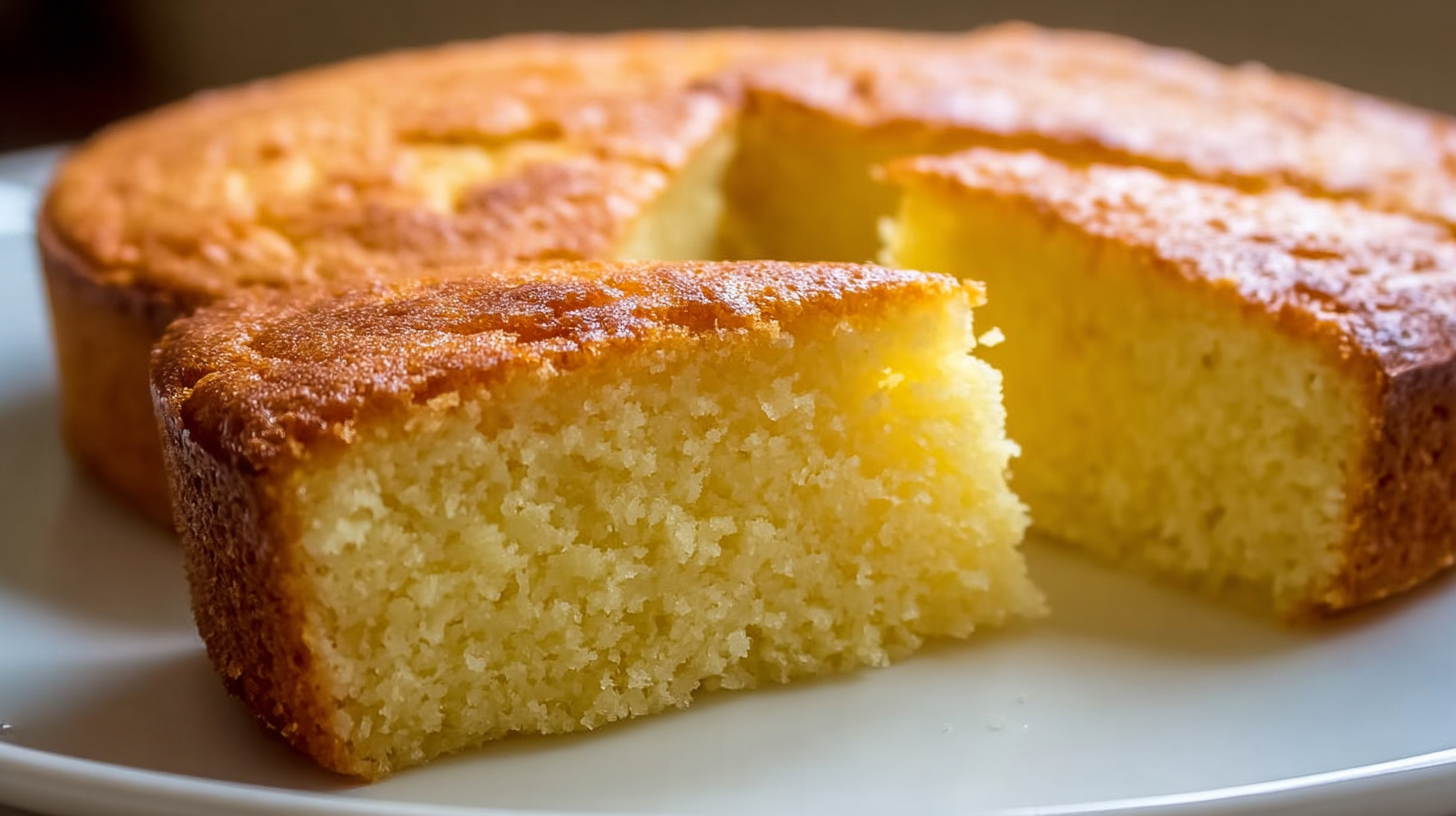 Recette gâteau yaourt sans gluten : simple, moelleux et rapide 4 recette gâteau yaourt sans gluten doré sur table en bois