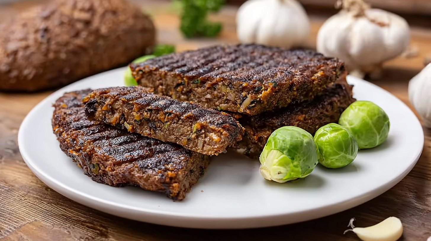 Recette steak végétarien barbecue : simple, savoureuse et sans gluten 7 recette steak végétarien barbecue servi dans un pain sans gluten avec légumes