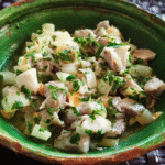 Salade de pieds de veau : recette savoureuse et sans gluten 5 salade de pieds de veau servie avec vinaigrette maison