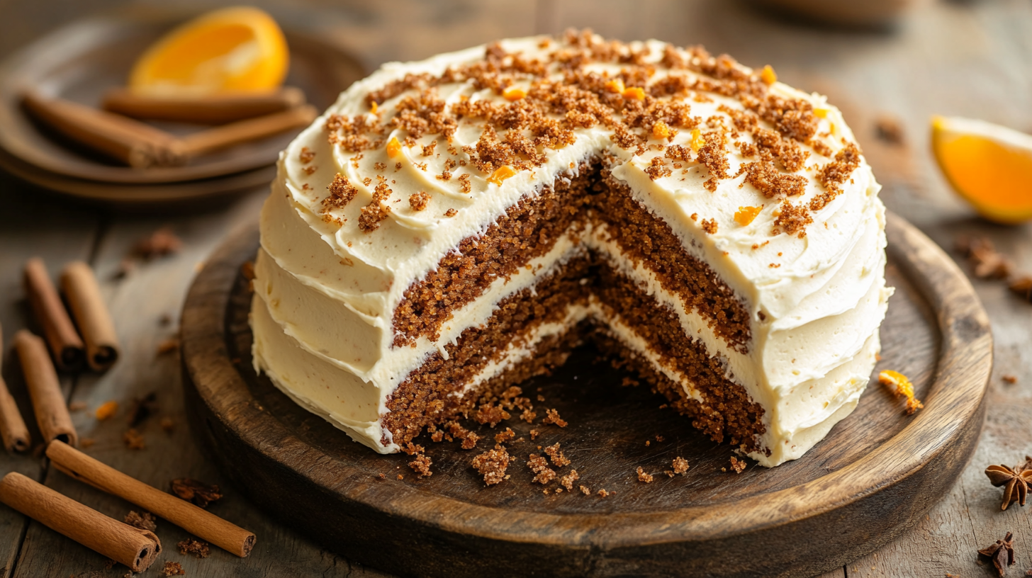 Carrot Cake Sans Gluten : Recette Moelleuse et Glaçage Parfait 7 Part de carrot cake sans gluten servie
