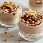 Verrine Dessert Sans Gluten Sans Lactose : Recette Express et Gourmande 5 Verrine dessert sans gluten sans lactose en coupe élégante sur table rustique