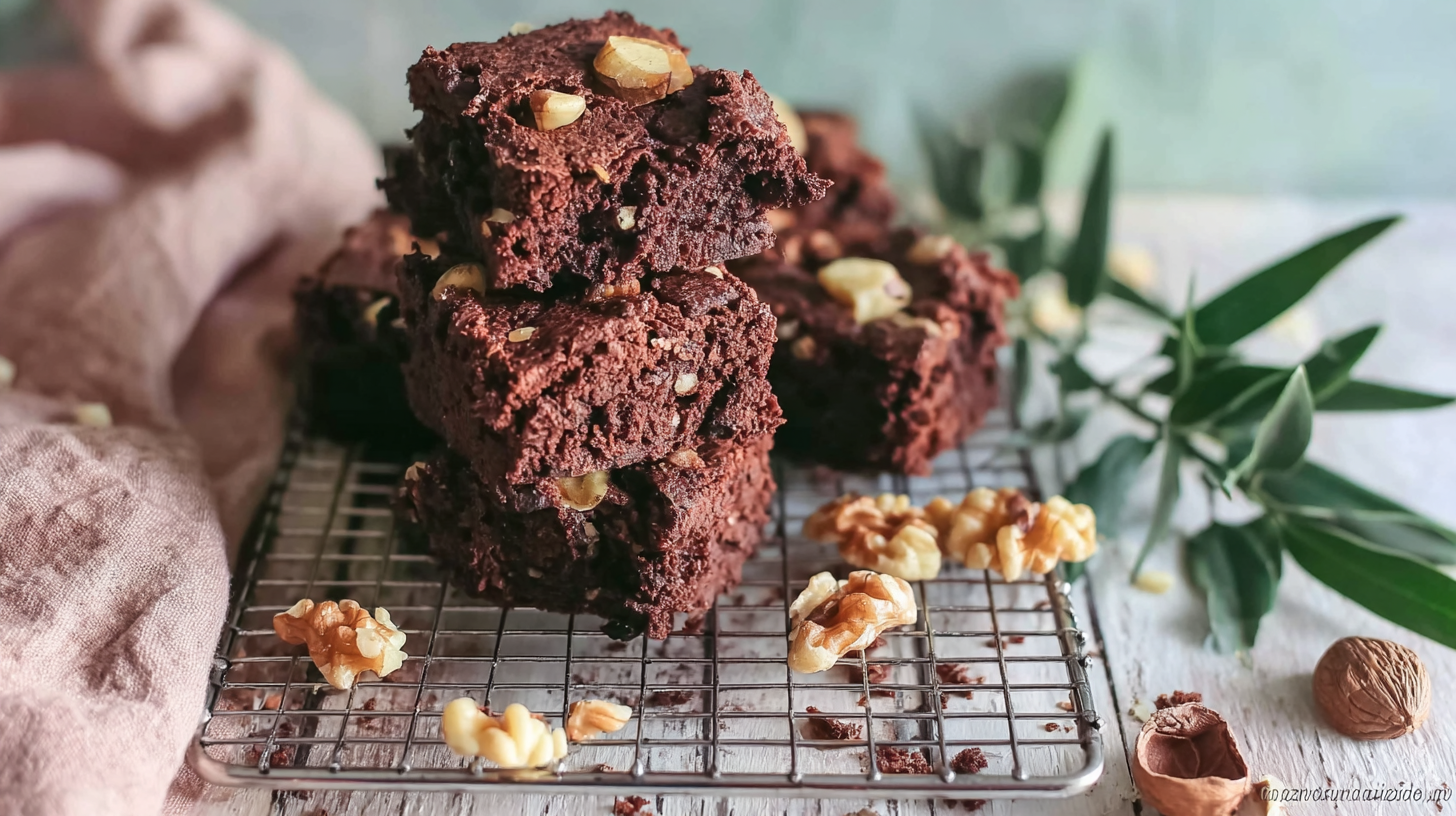 Brownie sans gluten sans lait : fondant, sain et facile à faire 7 brownie sans gluten sans lait servi