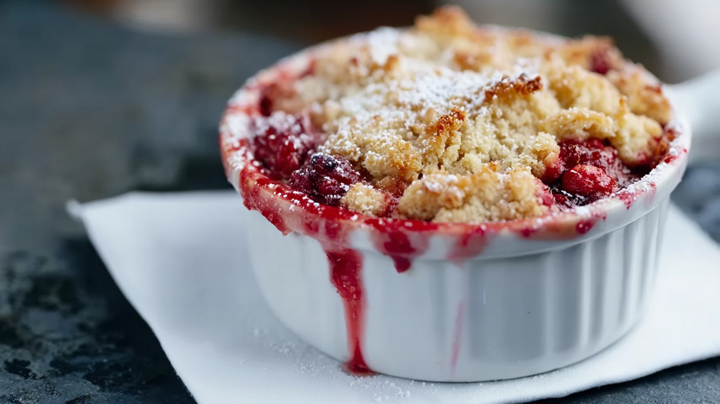 Crumble sans gluten : recette facile, croustillante et fruitée 7 crumble sans gluten servi