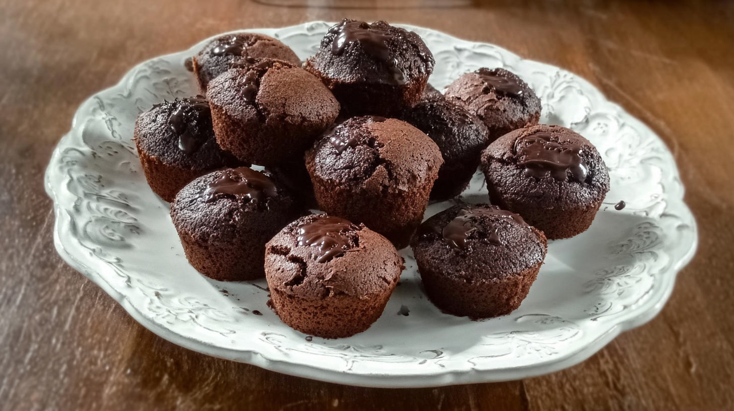 Gâteau au chocolat sans lait et sans gluten sur table rustique
