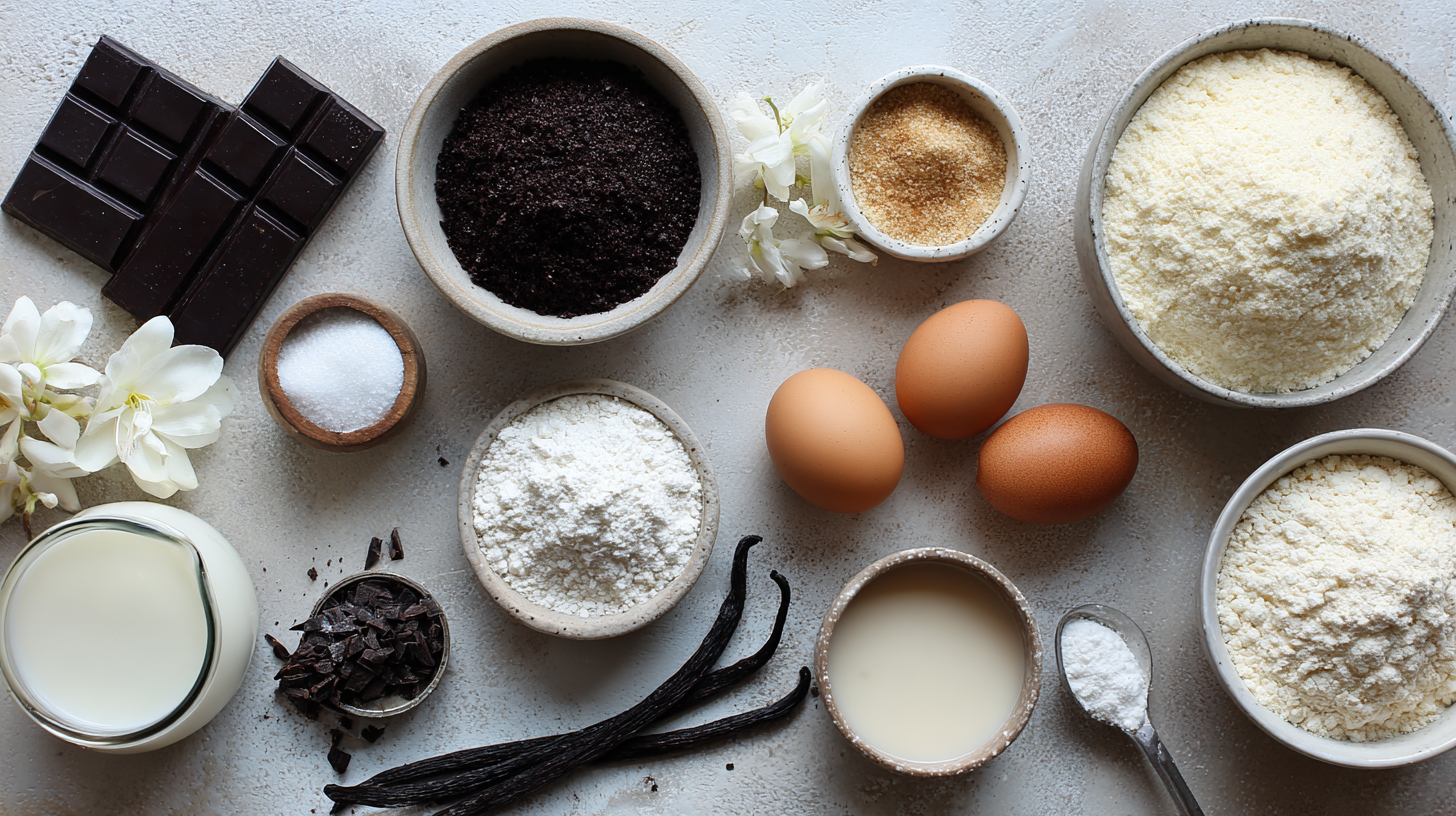 Dessert sans gluten et sans lactose : recette fondante au chocolat 6 Ingrédients d’un dessert sans gluten et sans lactose au chocolat