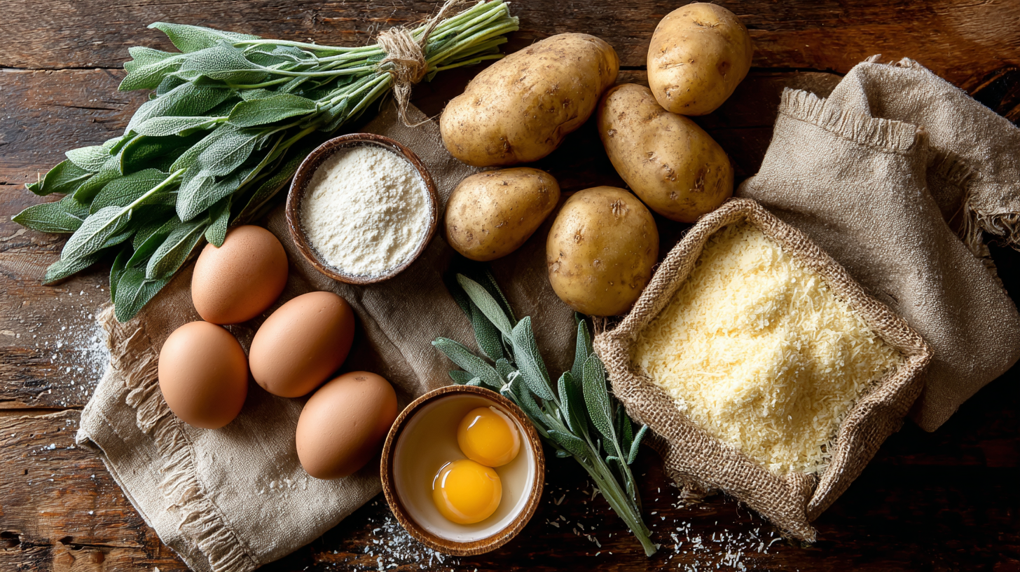 Gnocchis sans gluten : recette maison savoureuse et facile à réussir 6 Ingrédients pour gnocchis sans gluten maison
