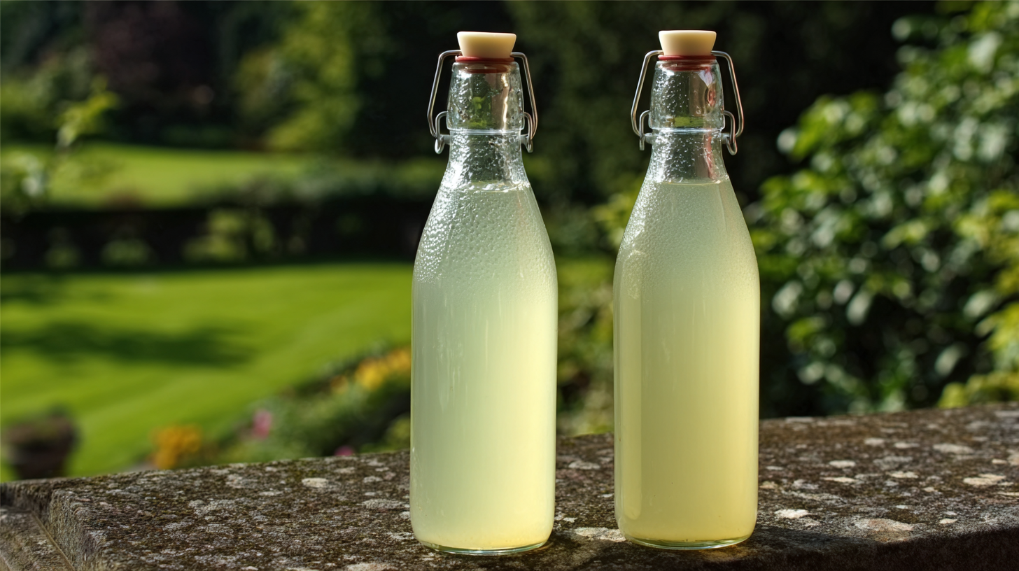 Limonade de sureau : recette pétillante, naturelle et sans gluten 7 limonade de sureau fraîche prêts à servir