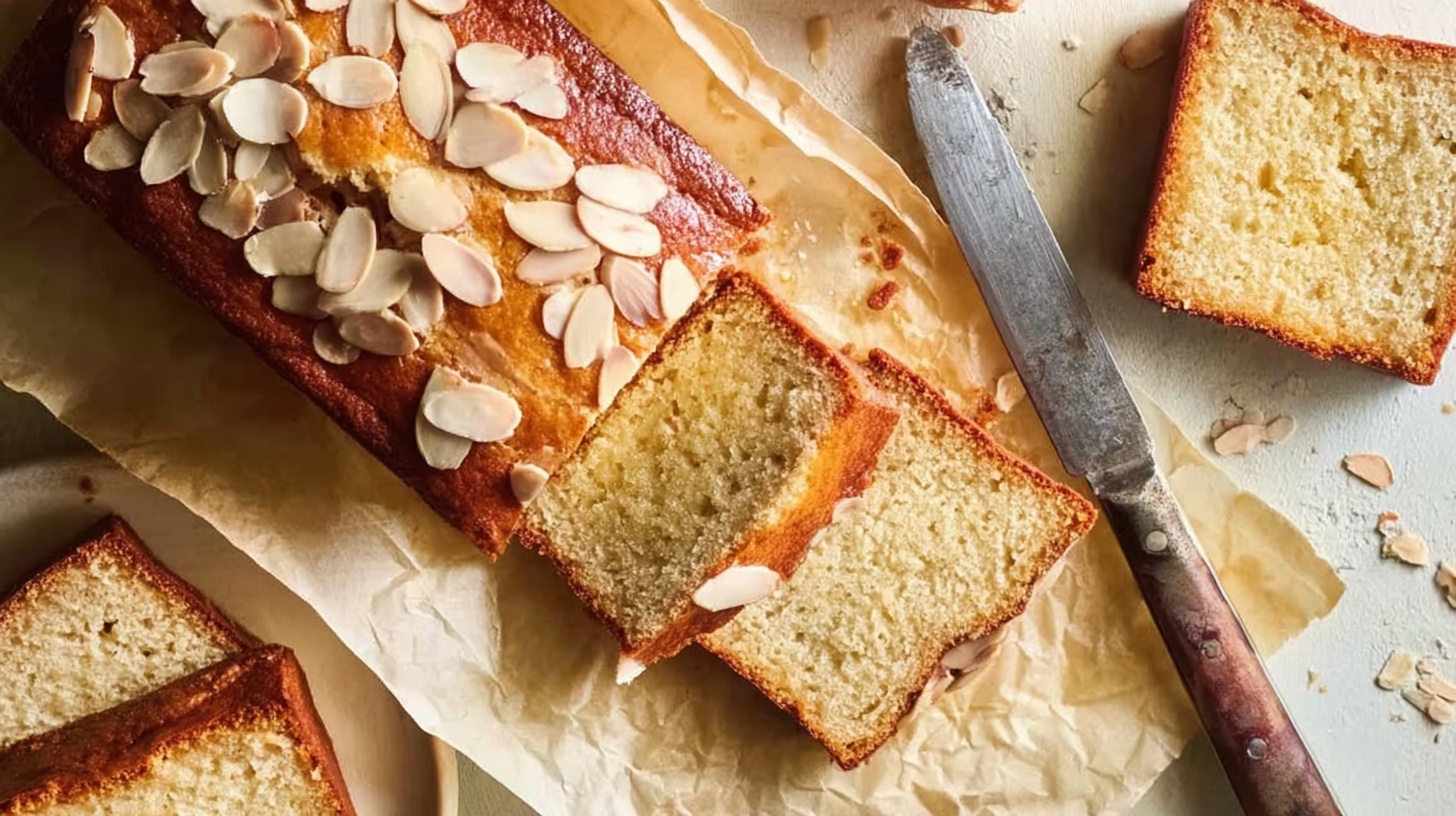 Pain au banane sans gluten moelleux : recette simple et irrésistible 7 Tranches de pain au banane sans gluten servies au petit-déjeuner