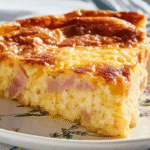Quiche sans pâte sans gluten : recette facile et savoureuse 5 Quiche sans pâte sans gluten dorée au four sur une table rustique