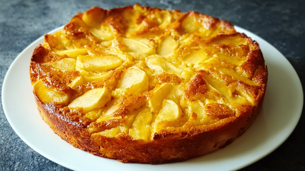 Gâteau aux pommes sans gluten : recette moelleuse et facile à faire 7 gâteau aux pommes sans gluten servie