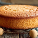 Génoise sans gluten : recette moelleuse facile à réussir 5 génoise sans gluten moelleuse dorée sur un présentoir