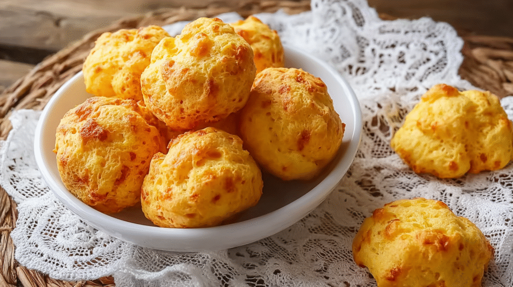 Gougères sans gluten : irrésistibles bouchées légères pour l’apéritif 7 Gougères sans gluten servies à l'apéritif