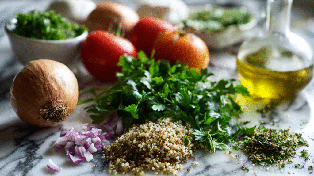 Taboulé sans gluten : recette fraîche et savoureuse pour tous 6 ingrédients pour taboulé sans gluten