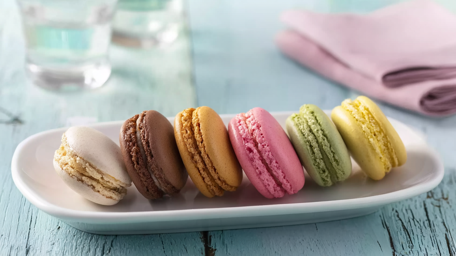 Macaron sans gluten : recette facile, gourmande et 100 % maison 4 Macaron sans gluten fait maison sur table en bois