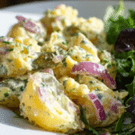 Salade de pomme de terre sans gluten : recette facile et savoureuse 5 salade de pomme de terre sans gluten dans un bol rustique