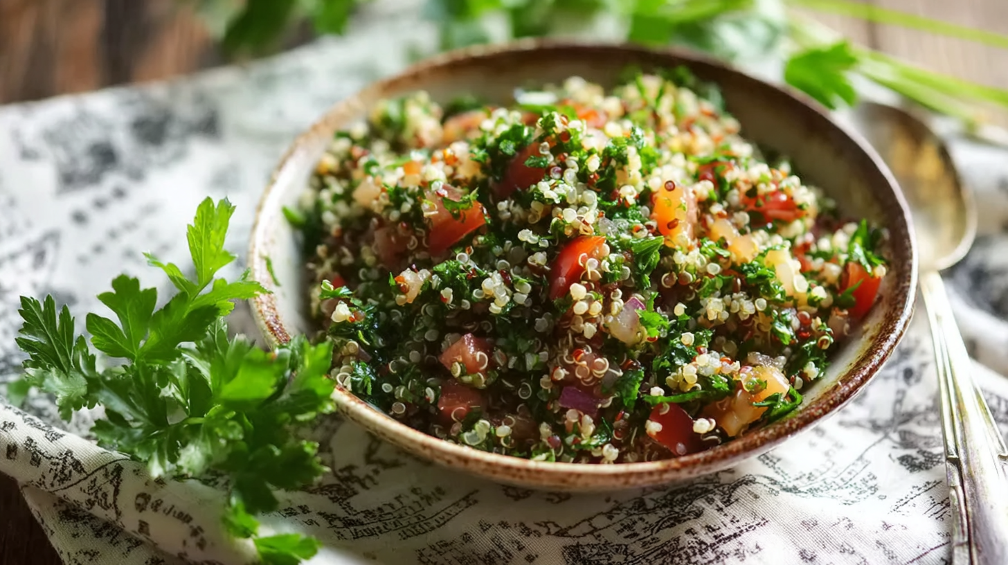 Taboulé sans gluten : recette fraîche et savoureuse pour tous 4 taboulé sans gluten au quinoa