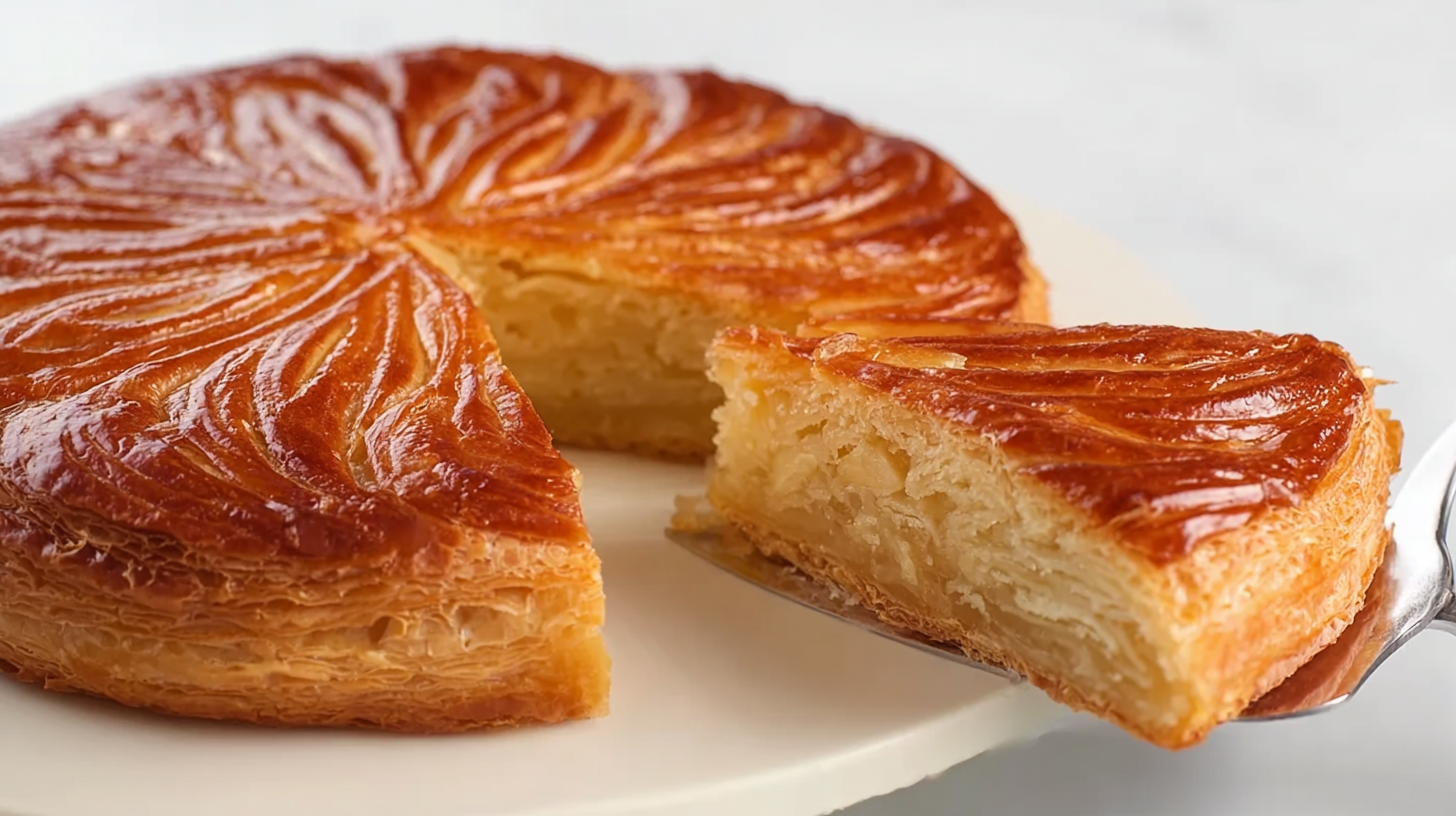 Galette des rois sans gluten : croustillante, simple et 100 % maison 4 Galette des rois sans gluten dorée avec couronne