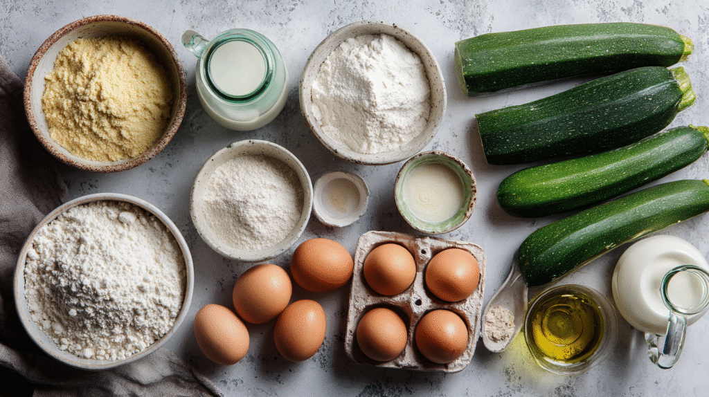 Cake aux courgettes sans gluten : moelleux, facile et savoureux 6 ingrédients pour cake aux courgettes sans gluten