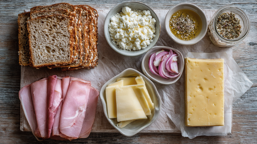 Recette croque monsieur sans gluten ultra fondante et rapide 6 Ingrédients pour recette croque monsieur sans gluten