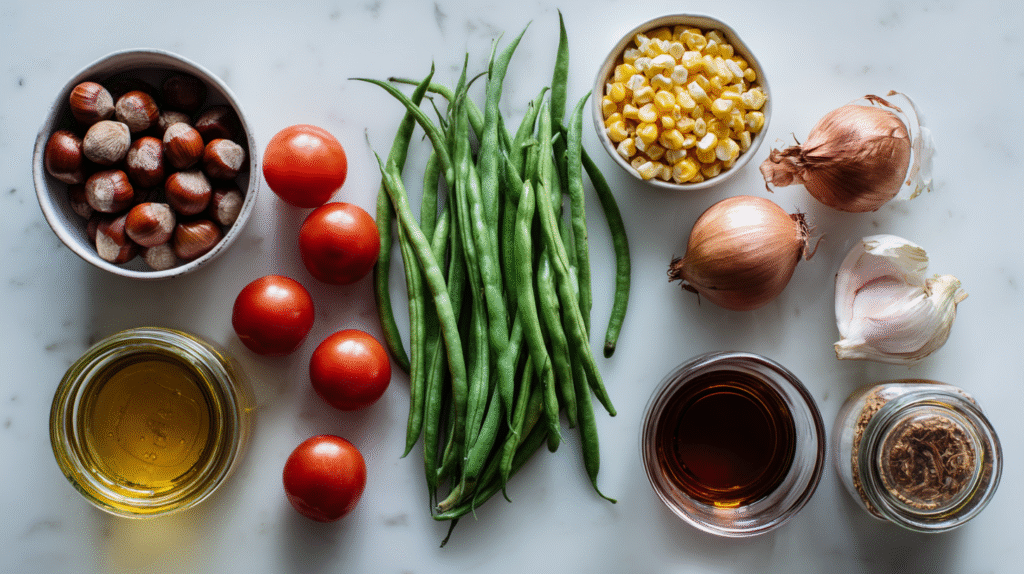 Salade haricots verts tiède et croquante : simple, saine et savoureuse 6 ingrédients frais pour salade haricots verts sans gluten