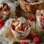 Muffins au fruit rouge sans gluten : moelleux, faciles et irrésistibles 5 Muffins au fruit rouge sans gluten sur table rustique