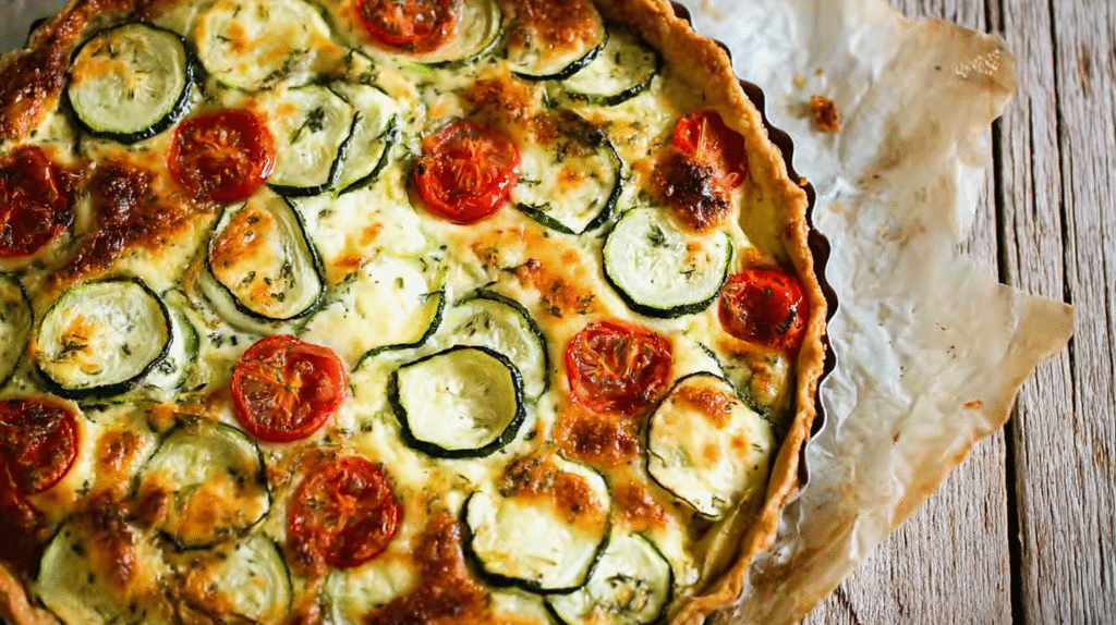 Quiche courgette chèvre sans gluten : savoureuse, simple et rapide à faire 7 Recette complète de la quiche courgette chèvre sans gluten