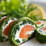 Roulé au saumon et aux épinards : recette simple sans gluten 5 roulé au saumon et aux épinards sans gluten