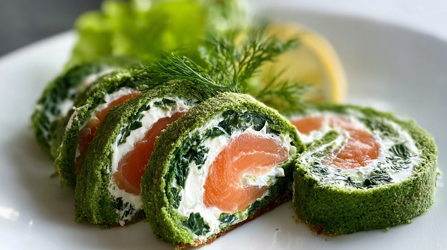 Roulé au saumon et aux épinards : recette simple sans gluten 4 roulé au saumon et aux épinards sans gluten