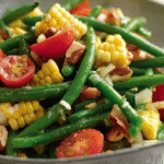 Salade haricots verts tiède et croquante : simple, saine et savoureuse 5 salade haricots verts tiède avec tomates et noisettes