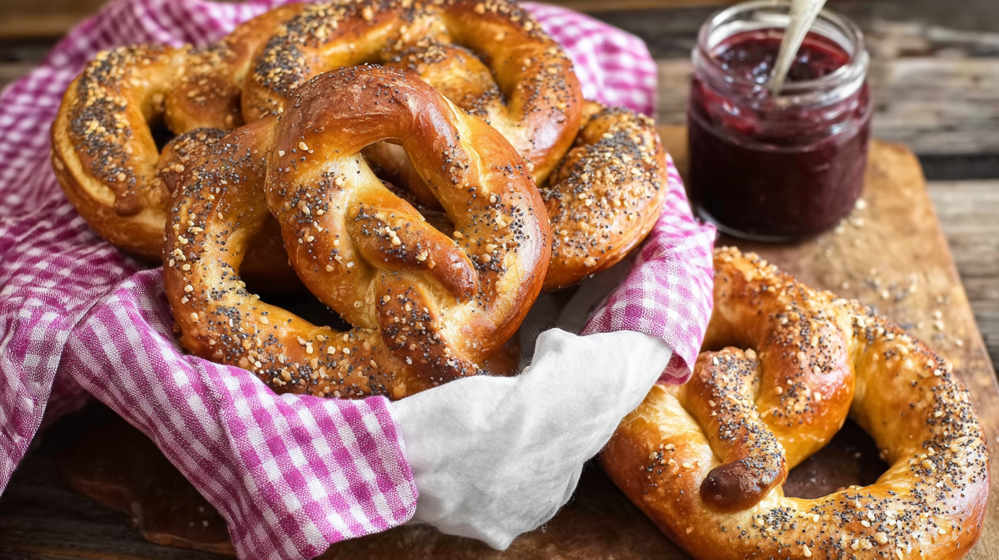 Bretzel sans gluten : recette facile, croustillante et moelleuse à cœur 4 bretzel sans gluten croustillant et doré maison