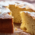 Gâteau sans œuf : Recette Moelleuse et Facile Sans Compromis 5 Gâteau sans œuf doré sur table rustique