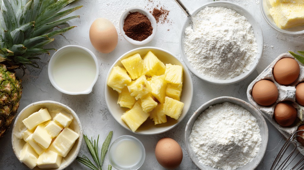 Gâteau à l’ananas sans gluten : moelleux, fruité et facile à faire 6 ingrédients pour gâteau à l’ananas sans gluten