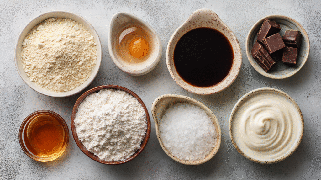 Gâteau marbré sans gluten : moelleux, facile et irrésistible 6 Ingrédients pour gâteau marbré sans gluten