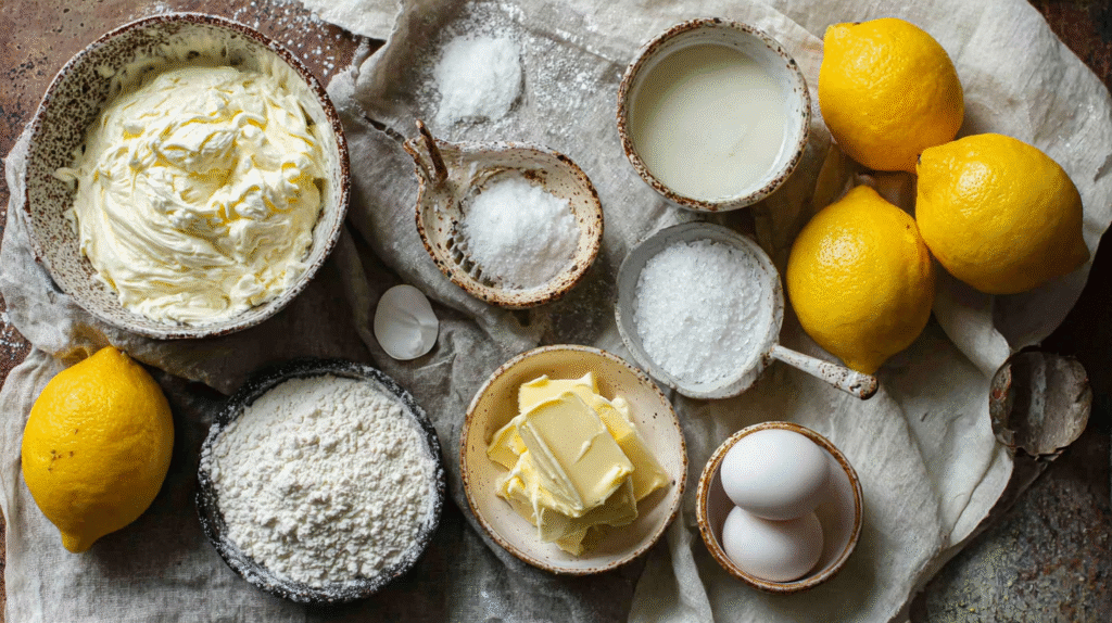 Gâteau mascarpone citron sans gluten : moelleux et facile 6 ingrédients du gâteau mascarpone citron sans gluten