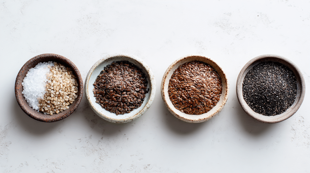 Pain IG bas : la recette maison simple, sans farine ni levure 6 Ingrédients pour pain IG bas : sarrasin, sel et graines