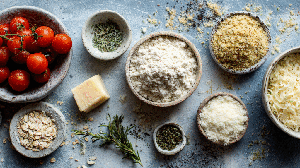 Recette IG bas : crumble salé facile et gourmand à tester 6 Ingrédients recette IG bas crumble salé