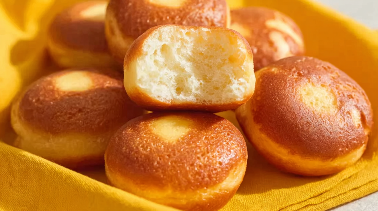 Beignets moelleux au yaourt sans gluten : recette facile et ultra gourmande 4 Beignets moelleux au yaourt sans gluten saupoudrés de sucre glace