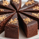 Gâteau Reine de Saba sans gluten fondant au chocolat