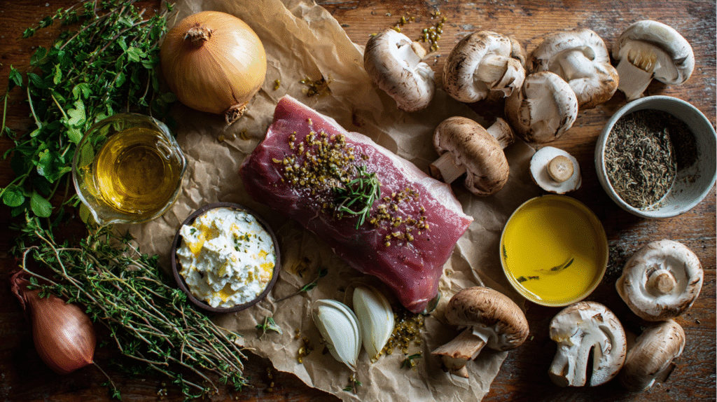 Filet Mignon Sauce Boursin aux Champignons : Fondant et Sans Gluten 6 Ingrédients sans gluten pour filet mignon sauce Boursin