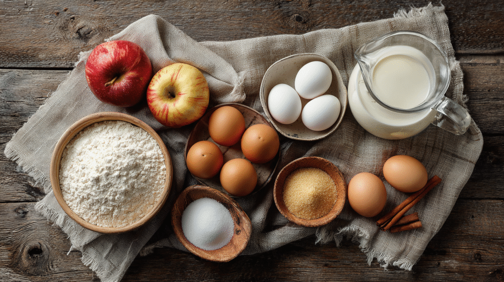 Flan aux pommes et yaourt sans gluten : fondant, simple et irrésistible 6 Ingrédients pour flan aux pommes et yaourt sans gluten