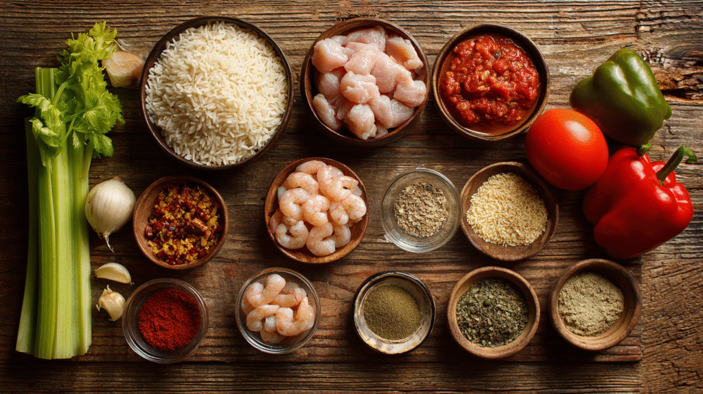 Jambalaya créole sans gluten : recette savoureuse et facile à préparer 6 Ingrédients sans gluten pour jambalaya créole