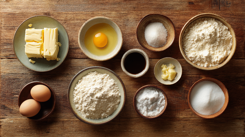 Sablés Nantais Maison Sans Gluten : Faciles et Irrésistibles 6 Ingrédients sablés nantais sans gluten en vue du dessus