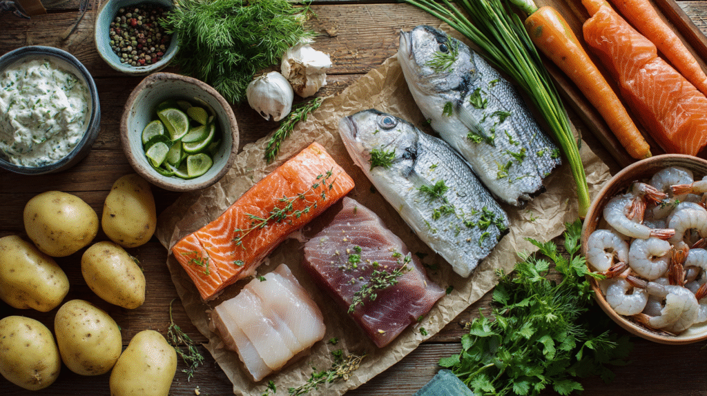 Soupe de poisson sans gluten : recette savoureuse et facile 6 Ingrédients frais pour soupe de poisson sans gluten