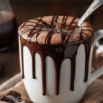 Le Vrai Chocolat Chaud Maison – Une Recette Authentique et Réconfortante 5 Le vrai chocolat chaud maison dans une ambiance hivernale rustique