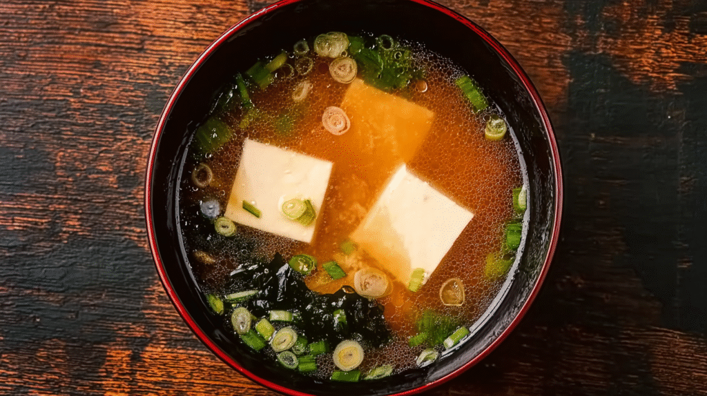 soupe miso maison sans gluten